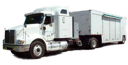 Liquid Recovery mobile recycling truck